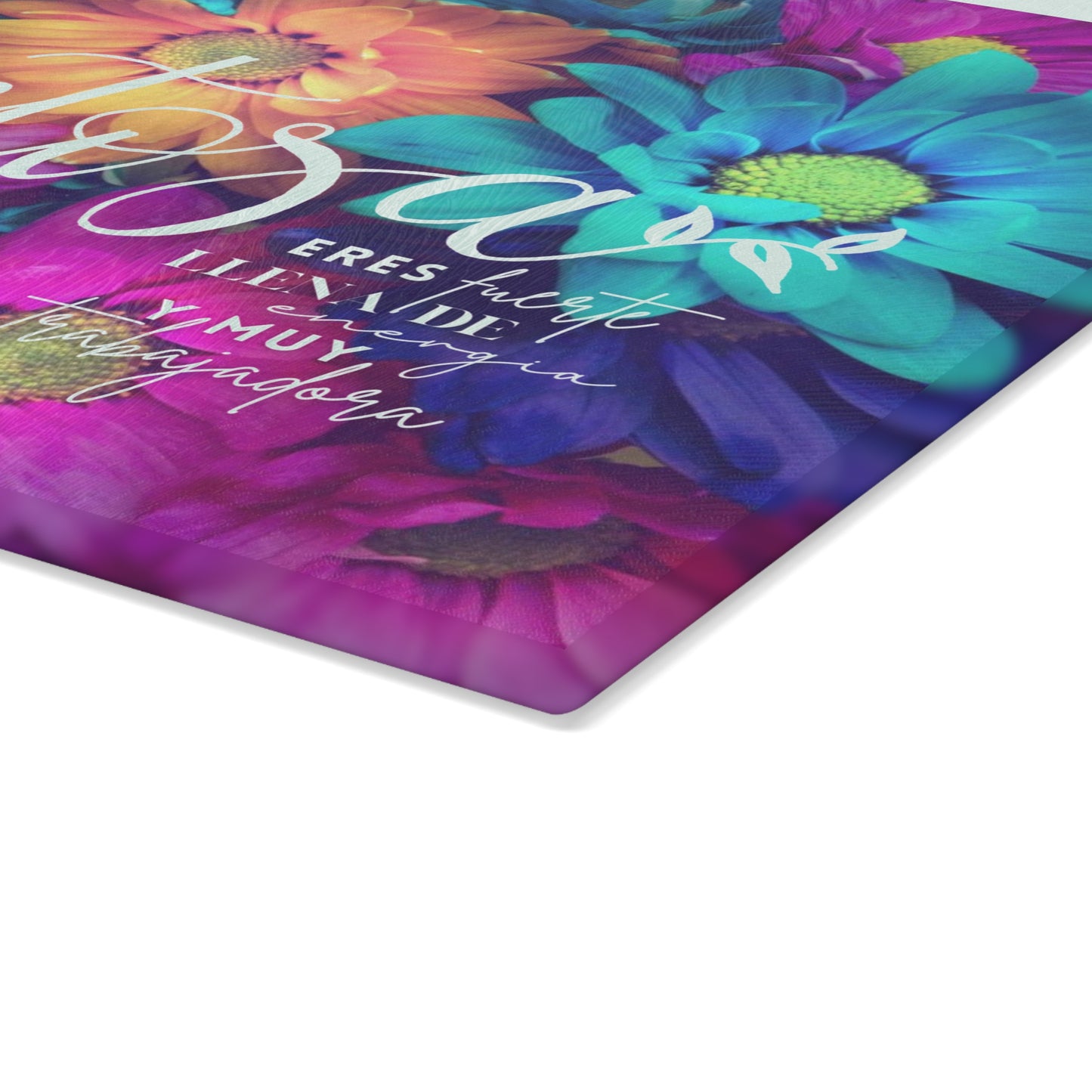 Talentosa p31.17 > Tabla de Cortar Vidrio Msj / Glass Cutting Board Message