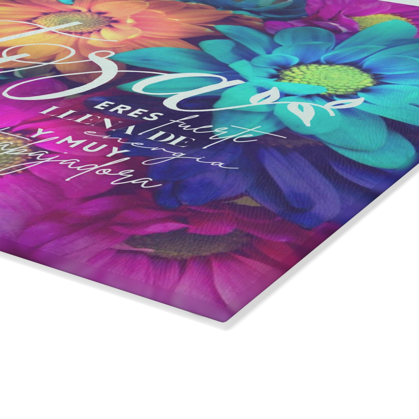 Talentosa p31.17 > Tabla de Cortar Vidrio Msj / Glass Cutting Board Message