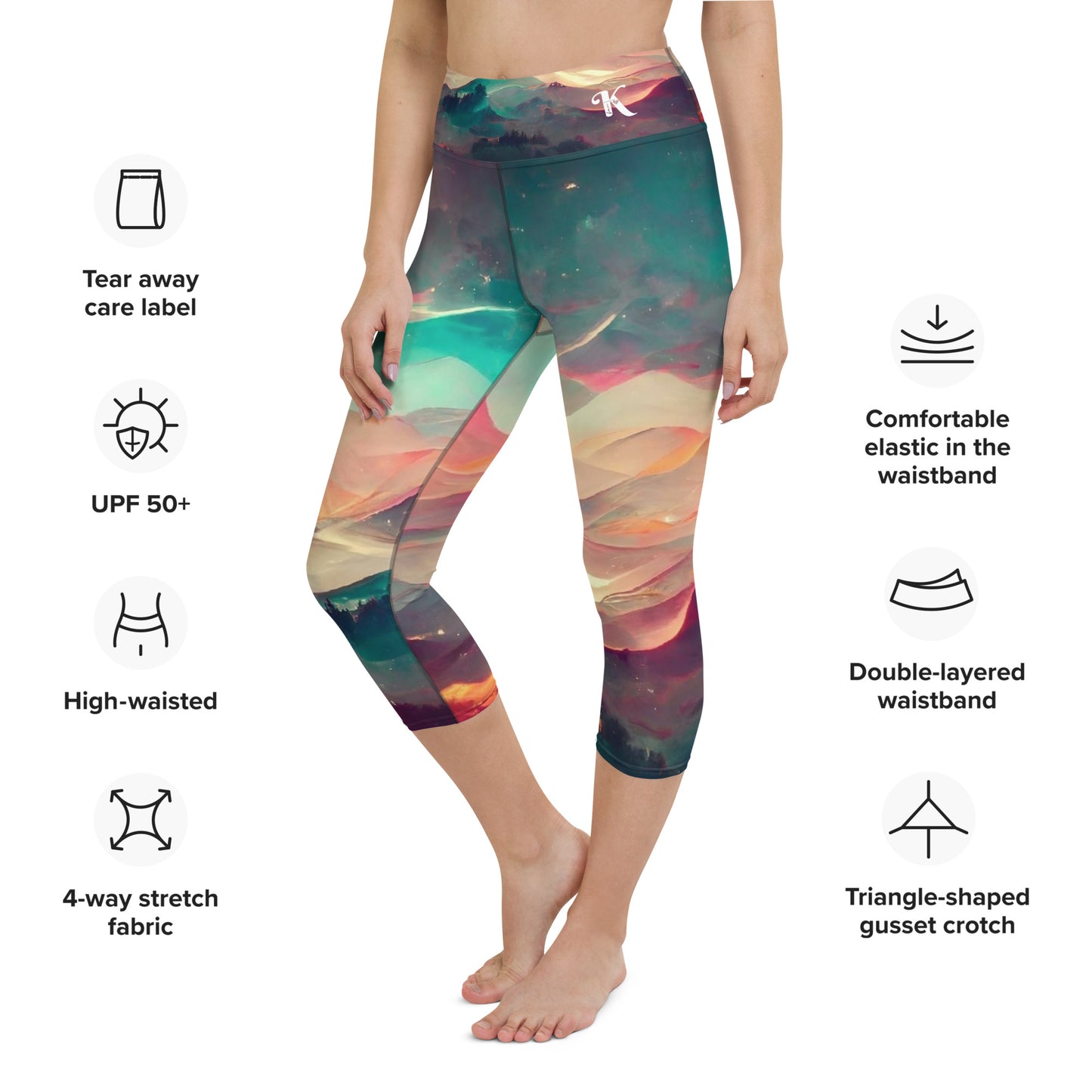 Determined m7.8 >> Yoga Capri Leggings