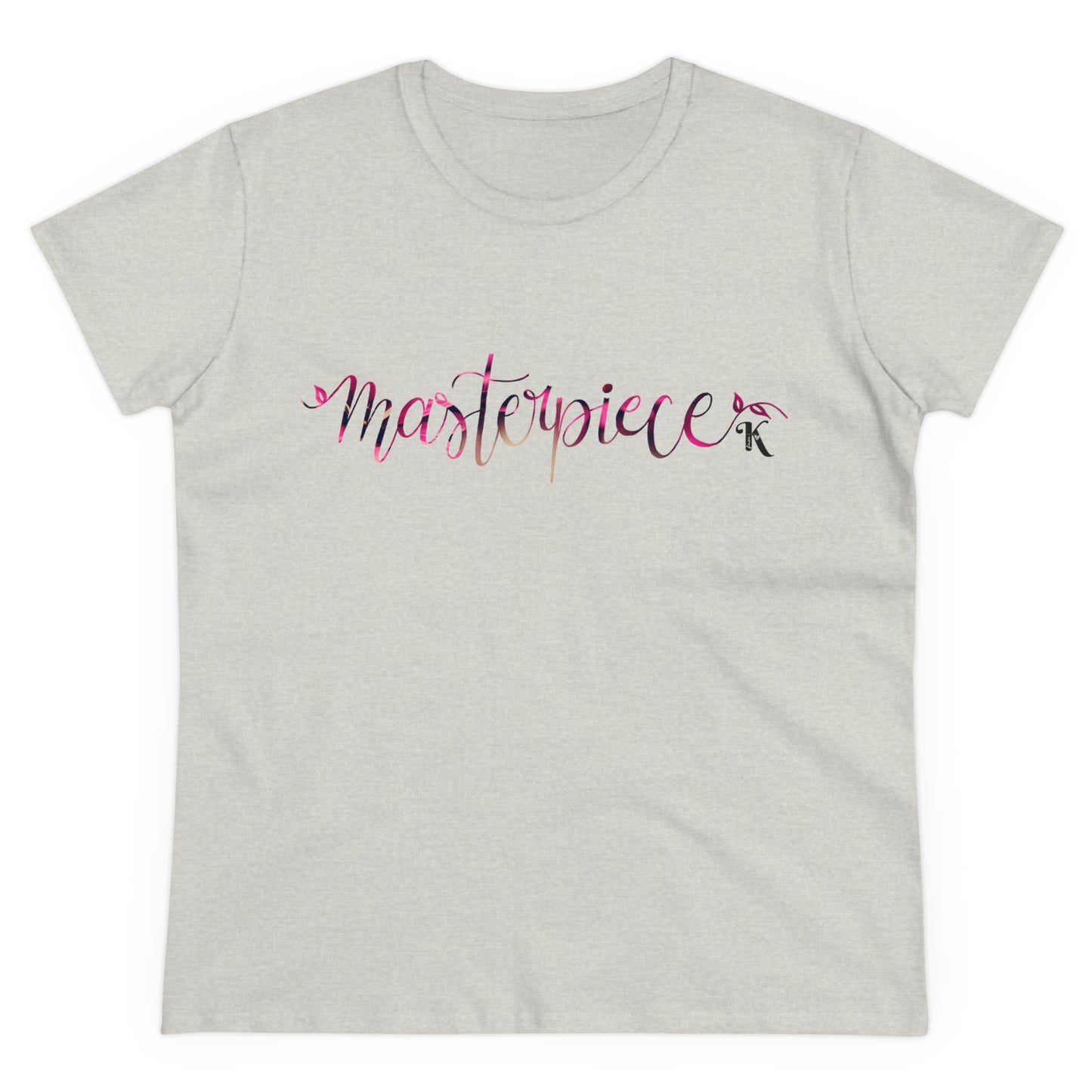 Masterpiece e2.10 > Women's Midweight Cotton Tee / Camiseta de algodón para mujer (Pink)