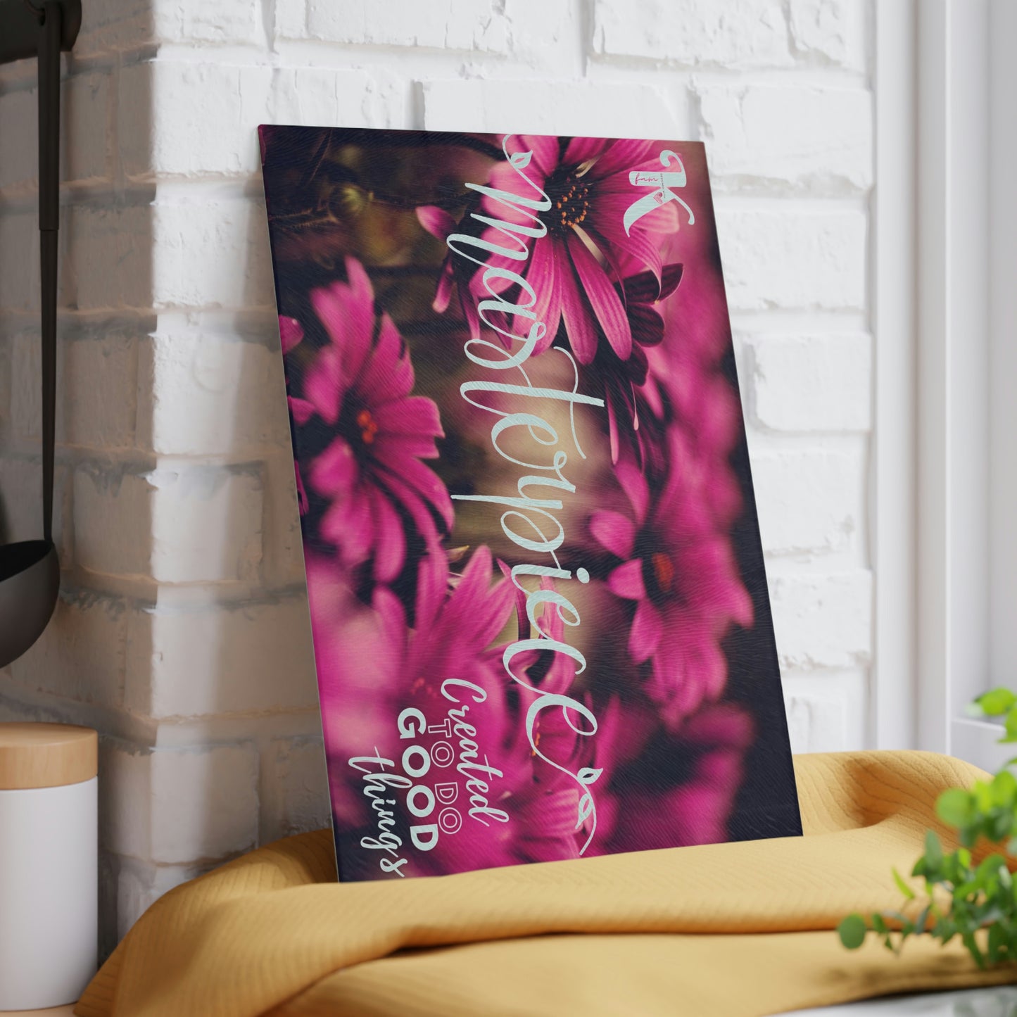 Masterpiece e2.10 > Tabla de Cortar Vidrio Msj / Glass Cutting Board Message
