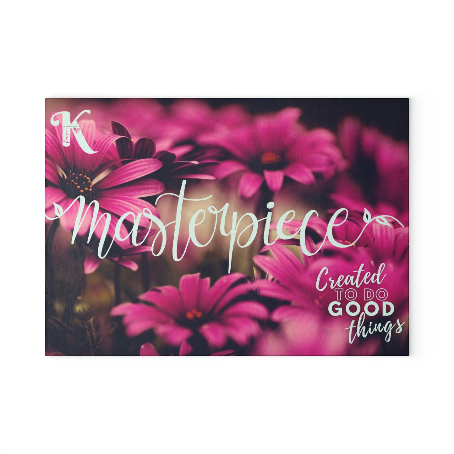 Masterpiece e2.10 > Tabla de Cortar Vidrio Msj / Glass Cutting Board Message