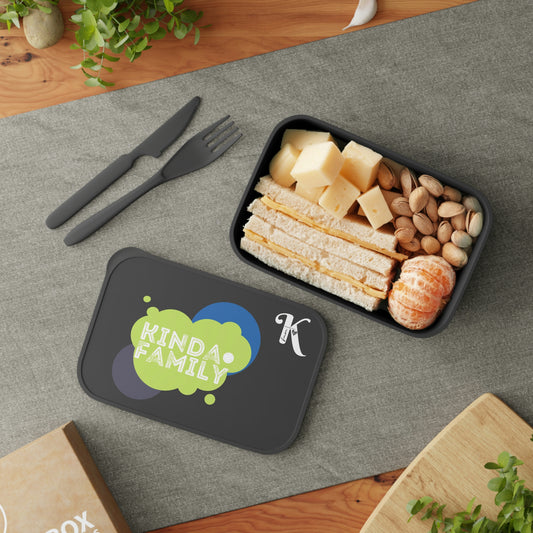 KindaFamily > PLA Bento Box con Banda y Utensilios / PLA Bento Box with Band and Utensils