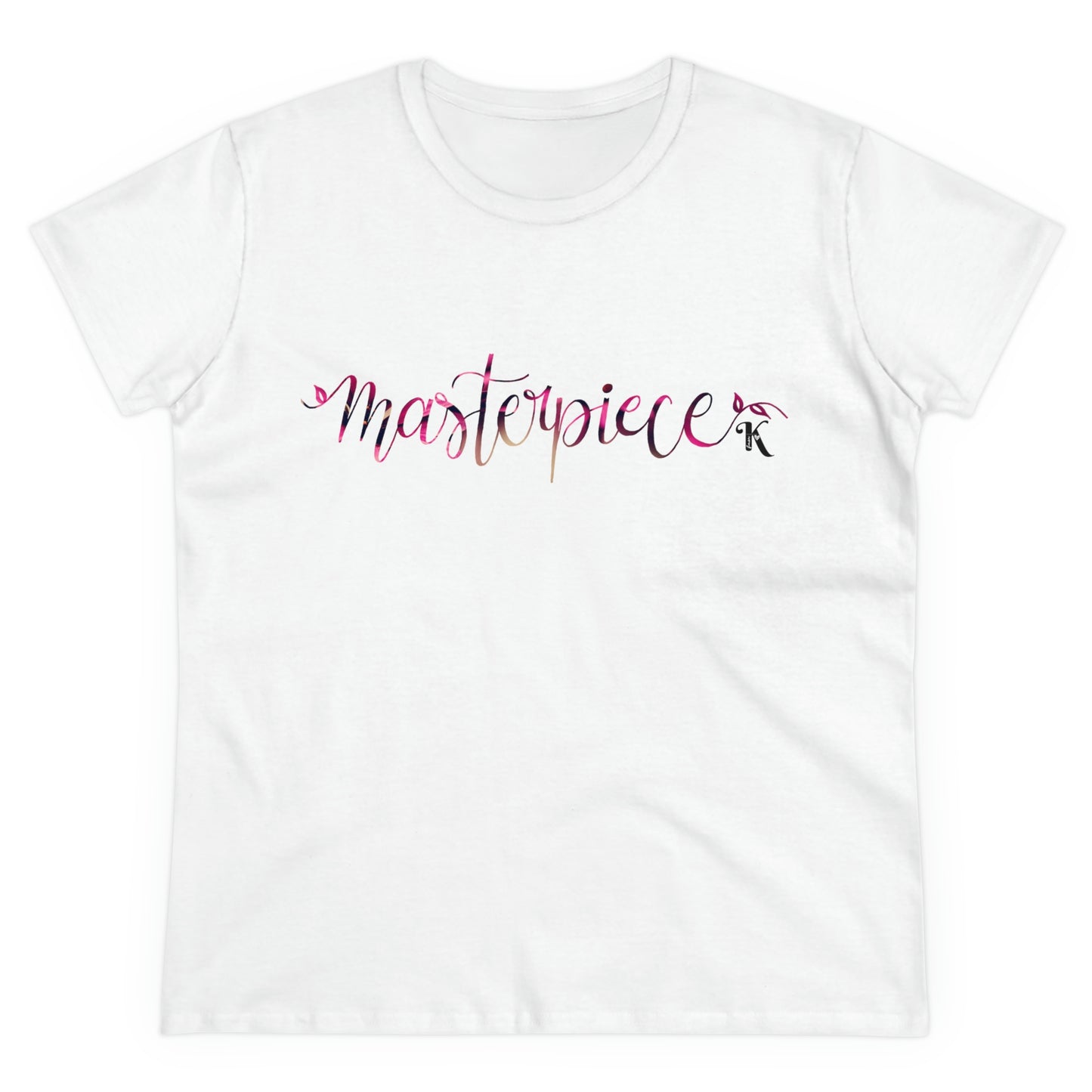 Masterpiece e2.10 > Women's Midweight Cotton Tee / Camiseta de algodón para mujer (Pink)