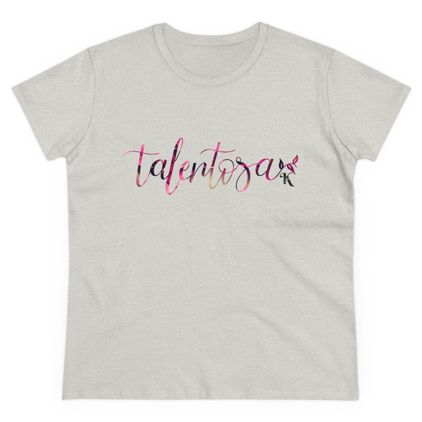 Talentosa p31.17 > Women's Midweight Cotton Tee / Camiseta de algodón para mujer (pink)