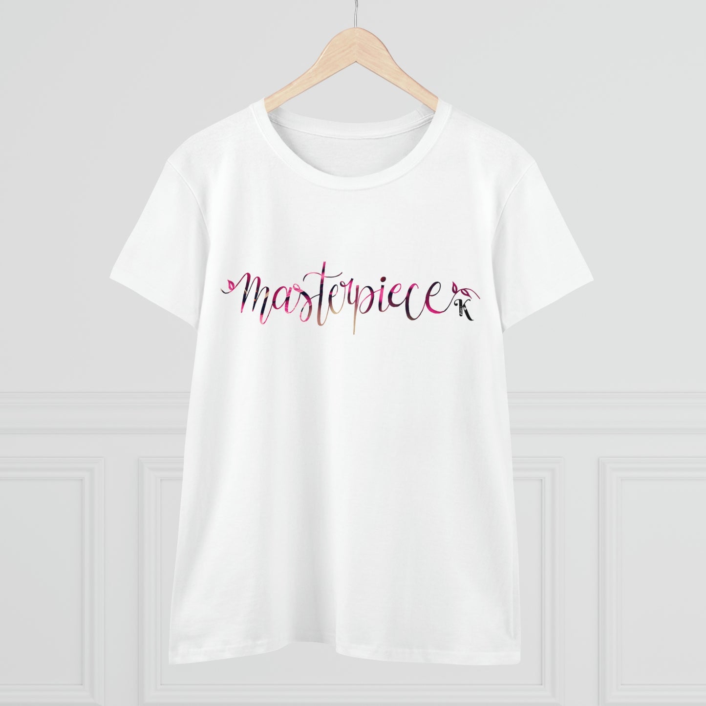 Masterpiece e2.10 > Women's Midweight Cotton Tee / Camiseta de algodón para mujer (Pink)