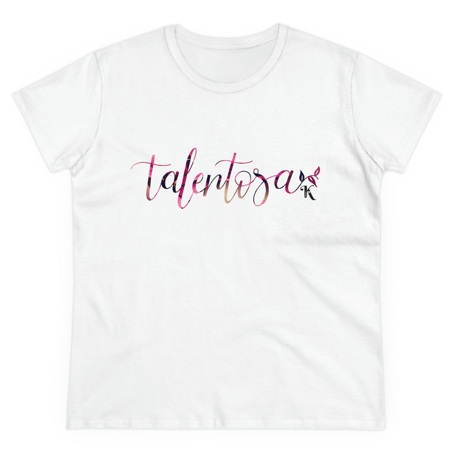 Talentosa p31.17 > Women's Midweight Cotton Tee / Camiseta de algodón para mujer (pink)