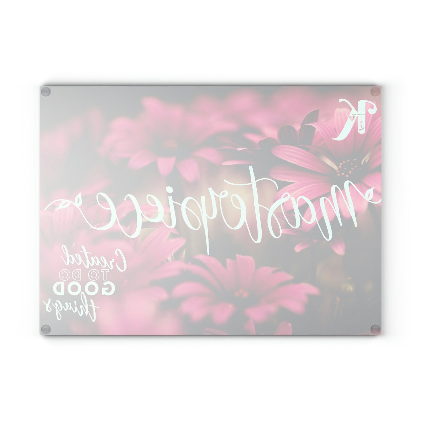 Masterpiece e2.10 > Tabla de Cortar Vidrio Msj / Glass Cutting Board Message