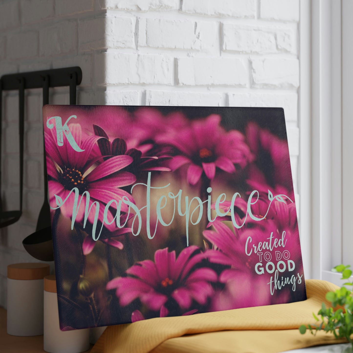 Masterpiece e2.10 > Tabla de Cortar Vidrio Msj / Glass Cutting Board Message