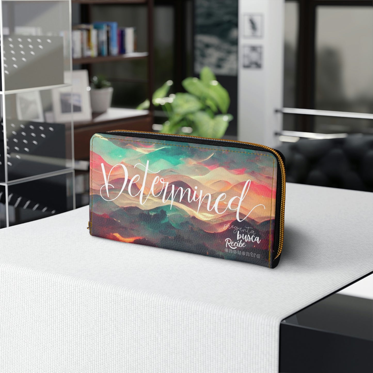 Determined m7.8 >> Zipper Wallet / Billetera