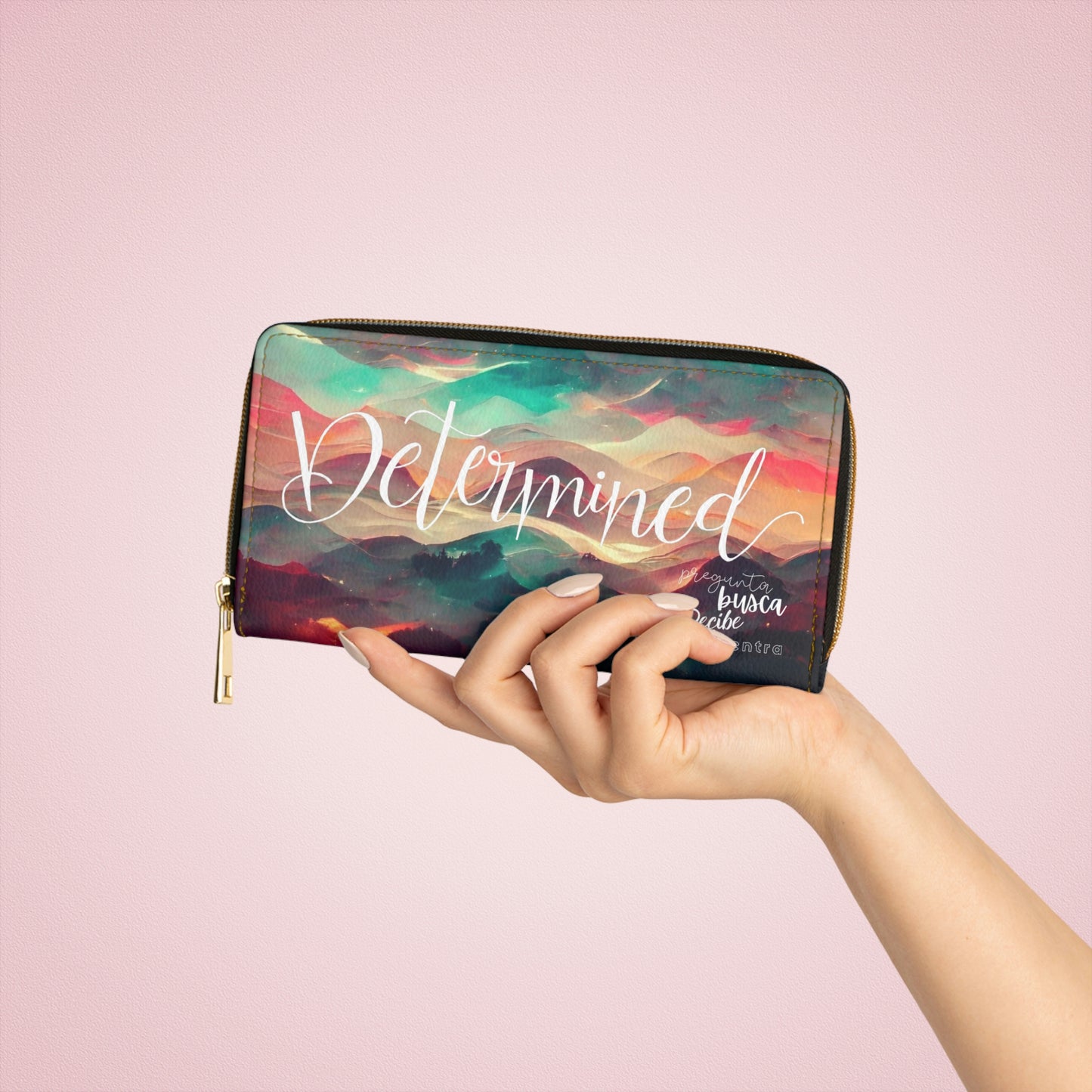 Determined m7.8 >> Zipper Wallet / Billetera
