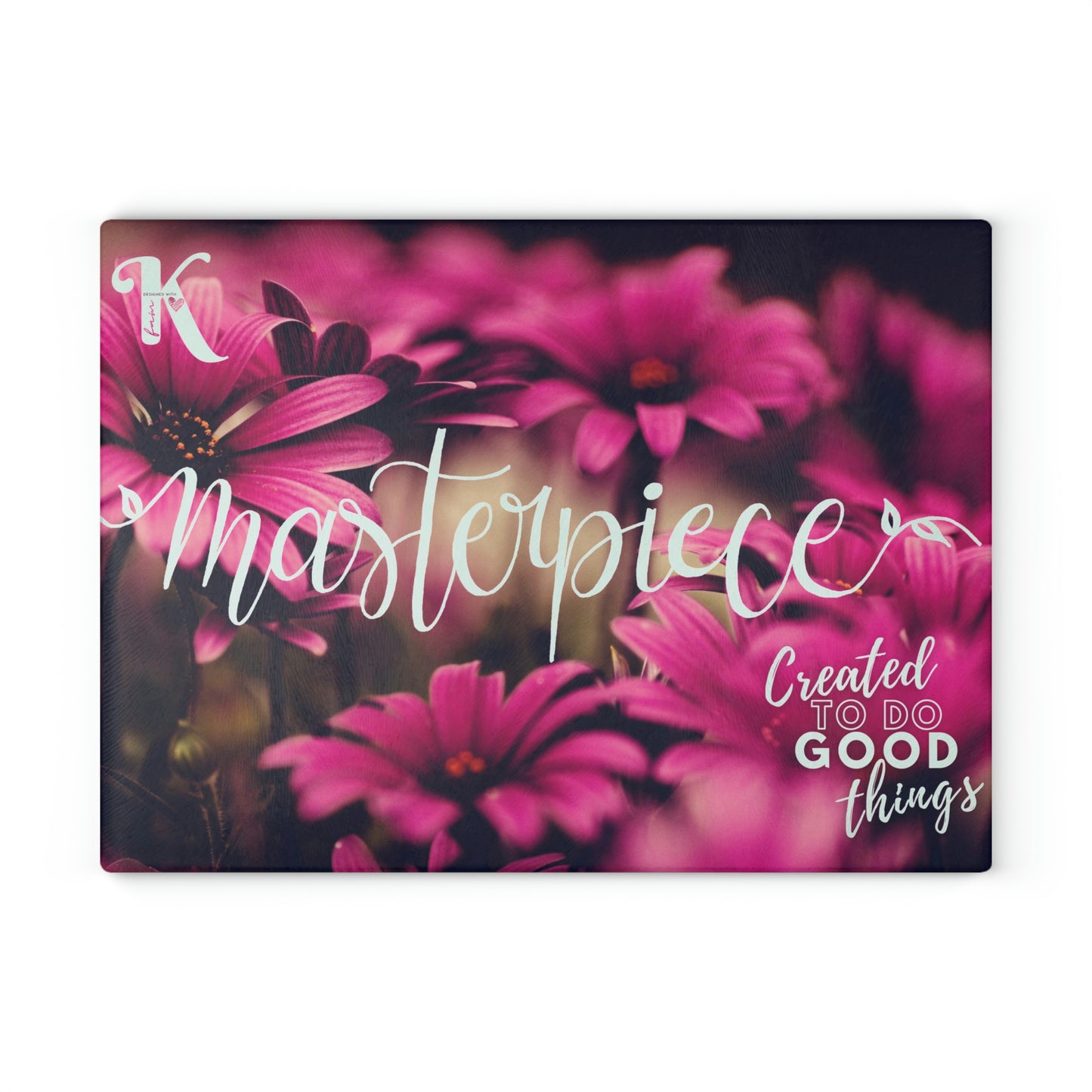 Masterpiece e2.10 > Tabla de Cortar Vidrio Msj / Glass Cutting Board Message