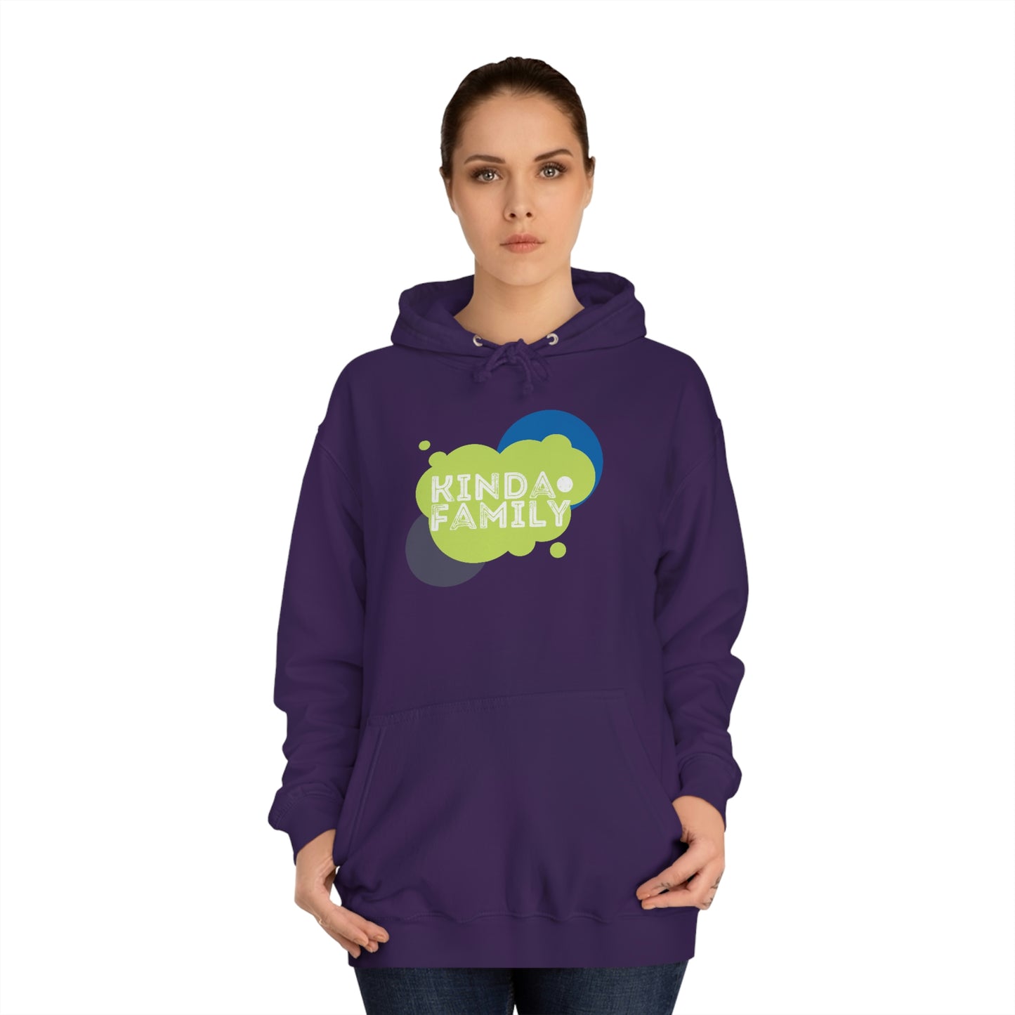 KindaFamily > Unisex College Hoodie / Buso con Capota Unisex