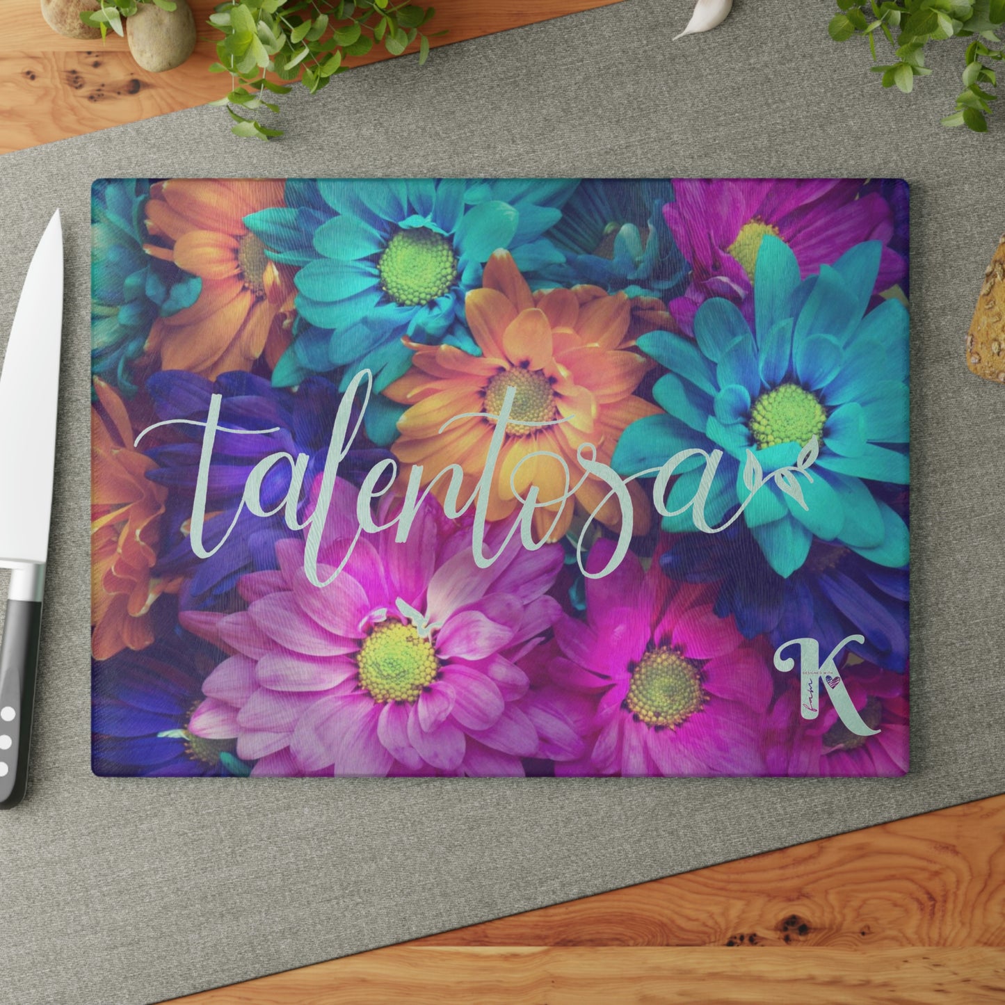 Talentosa p31.17 > Tabla de Cortar Vidrio / Glass Cutting Board (NM)