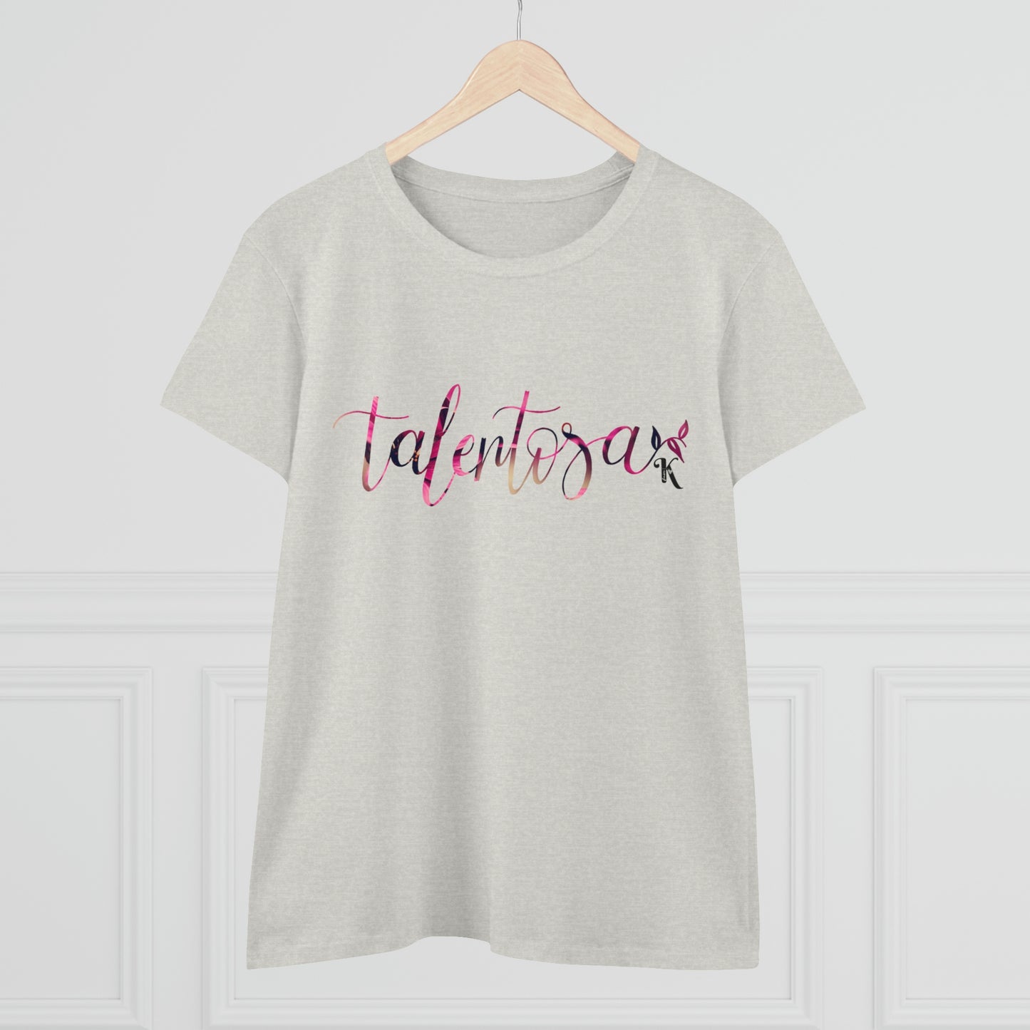 Talentosa p31.17 > Women's Midweight Cotton Tee / Camiseta de algodón para mujer (pink)