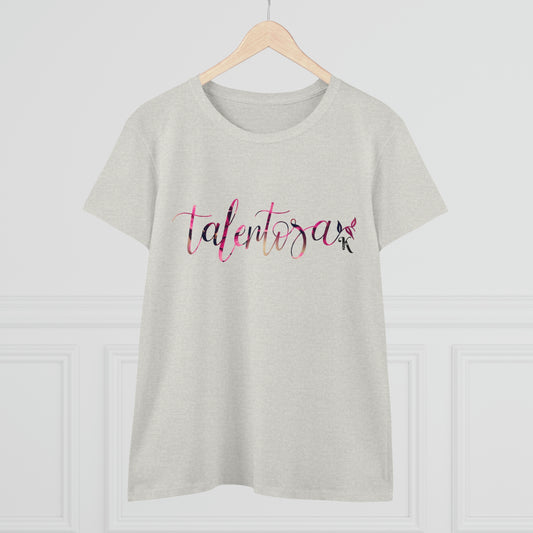 Talentosa p31.17 > Women's Midweight Cotton Tee / Camiseta de algodón para mujer (pink)